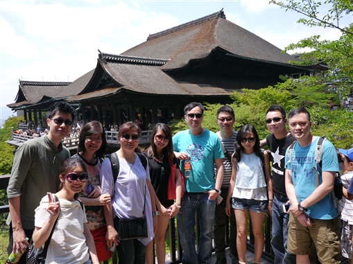 圖4: 清水寺寺廟充滿著京都風情、風景優美。