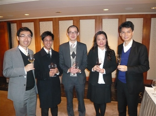 圖7:(左起) Franky、Derek、區域主管田富民Kevin、Kitty及合作伙伴Petrus