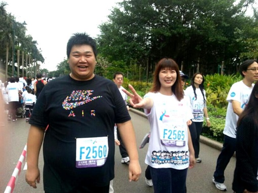 圖4:為慈善，加油！