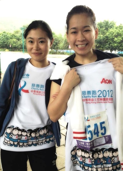 圖6:參賽前大家穿上大會設計的T恤。