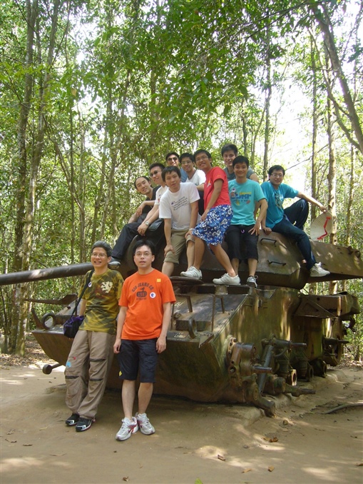 圖3:古芝地道上的坦克成為男士摰愛