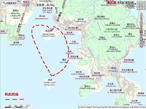 圖4:環島遊的路線圖